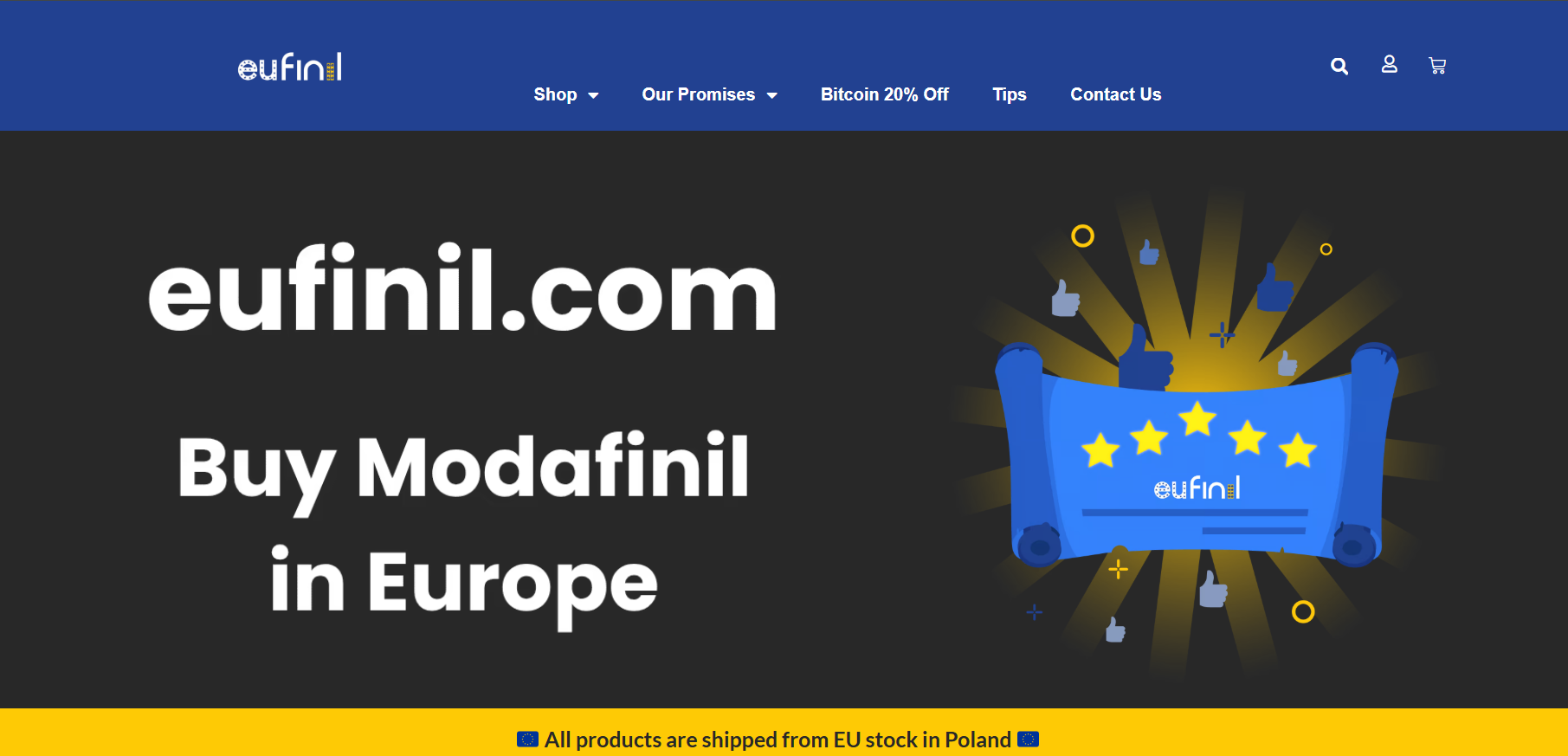 Buy Modafinil in Europe