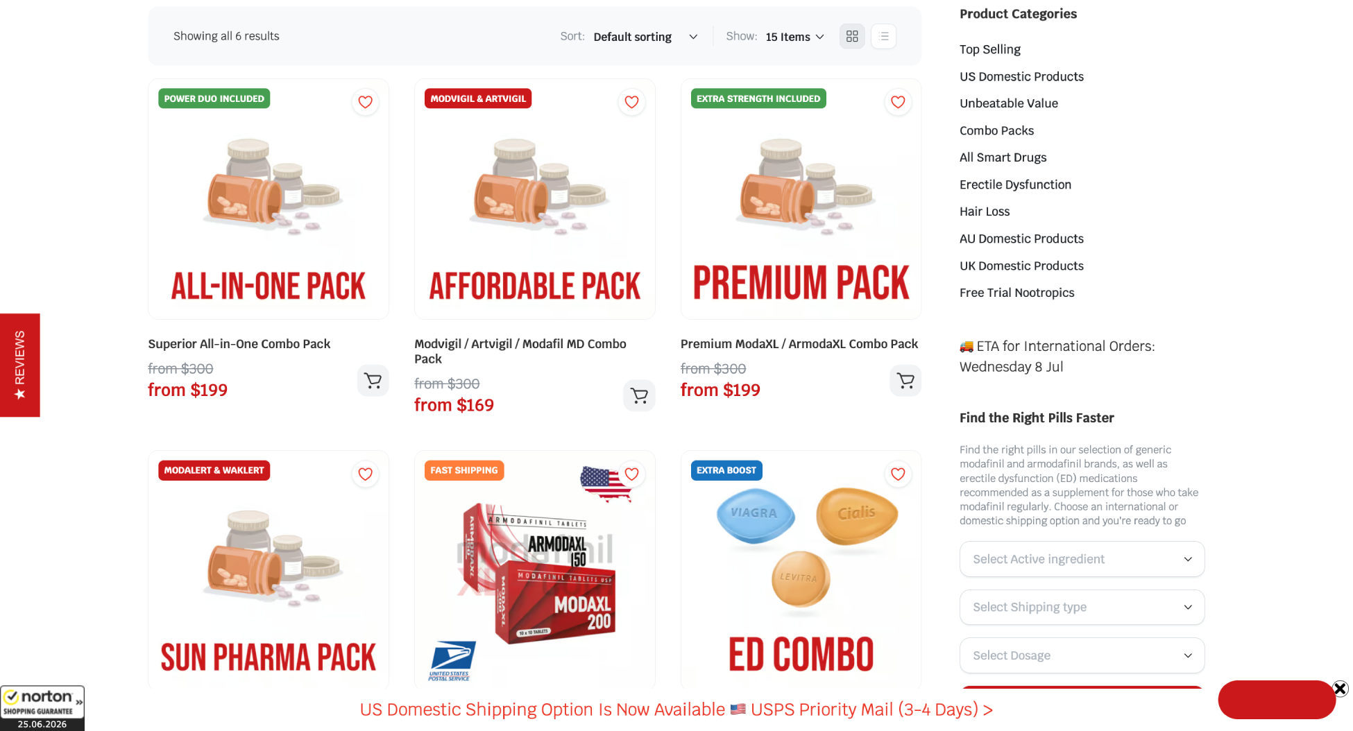 Combo Packs at ModafinilXL